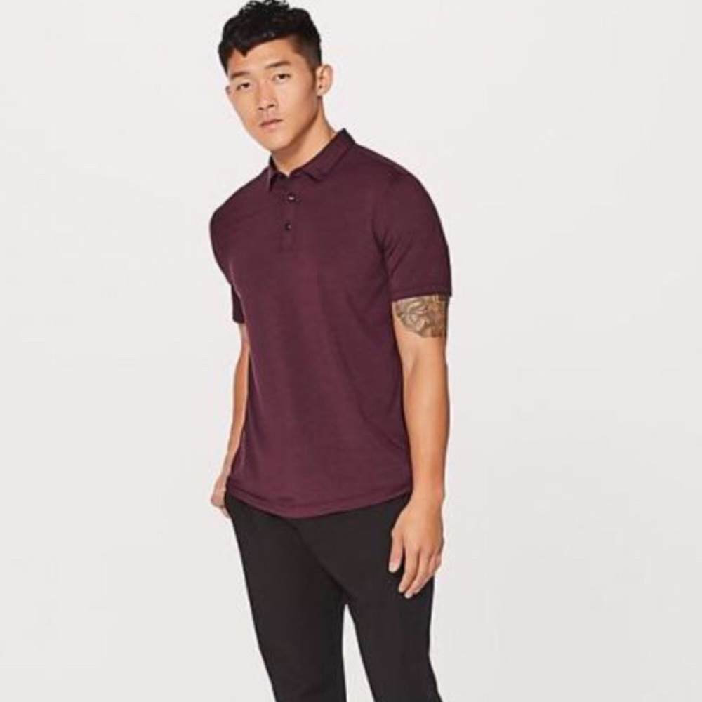 Lululemon Athletica Evolution Short Sleeve Polo